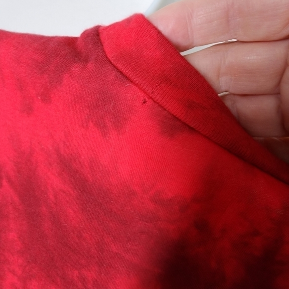 AC DC TIE DYED SLEEVESS TEE-SHIRT - Picture 5 of 5